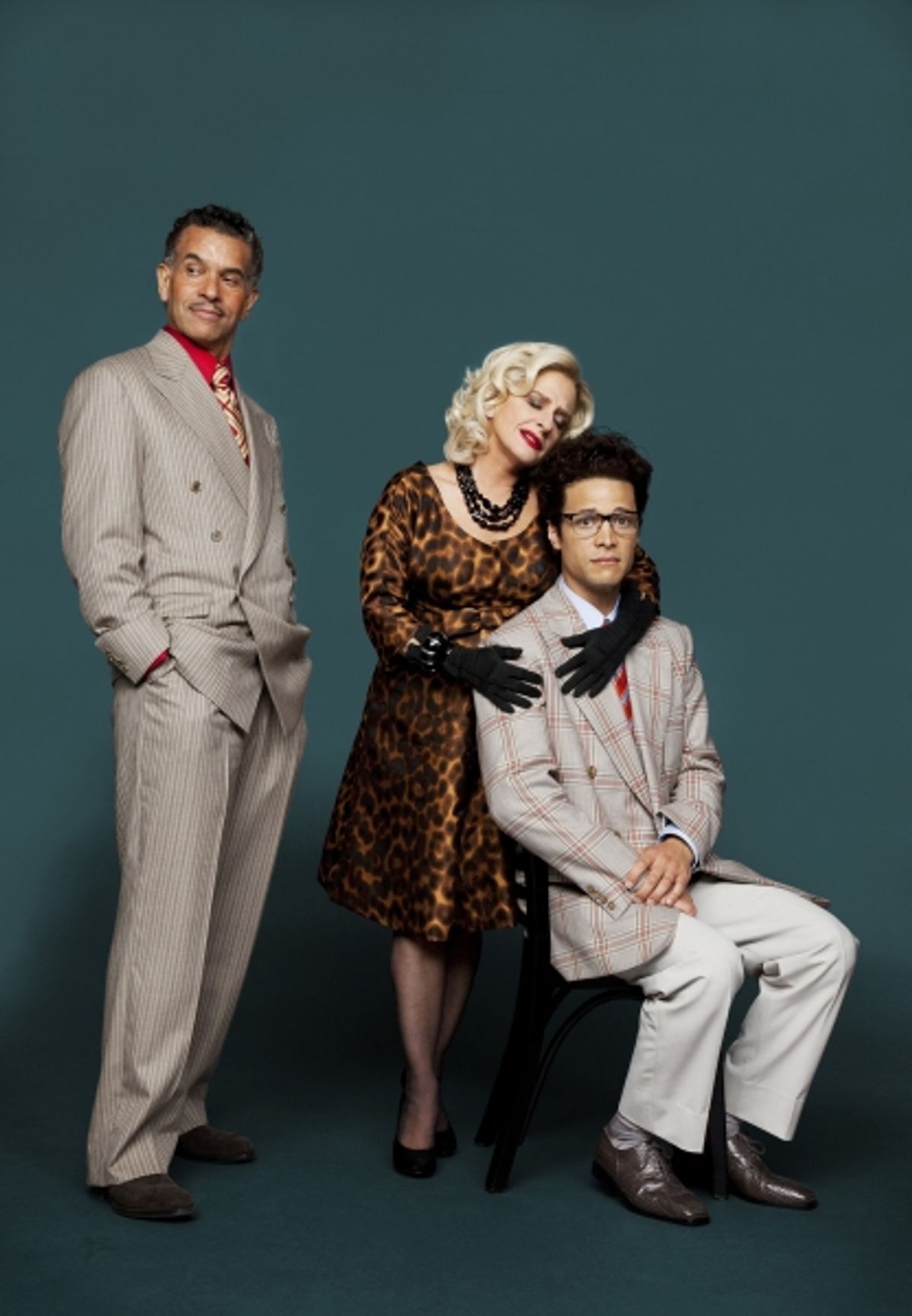 Brian Stokes Mitchell as Ivan, Patti LuPone as Lucia and Justin Guarini as Carlos at 